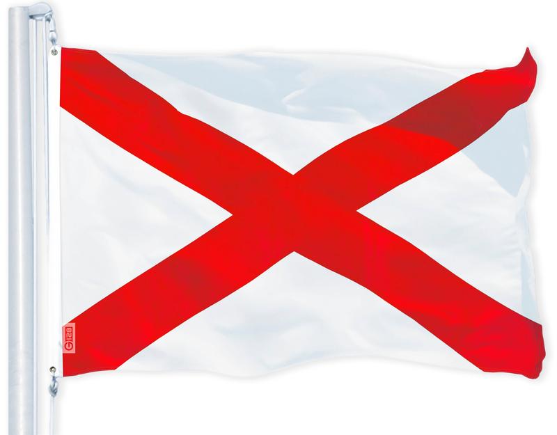 Alabama State Flag 150D Printed Polyester 3x5 Ft