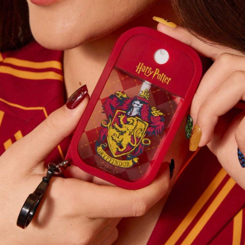 HARRY POTTER X College Badge And Argyle Pattern Semi-Transparent Portable Spray Bottle