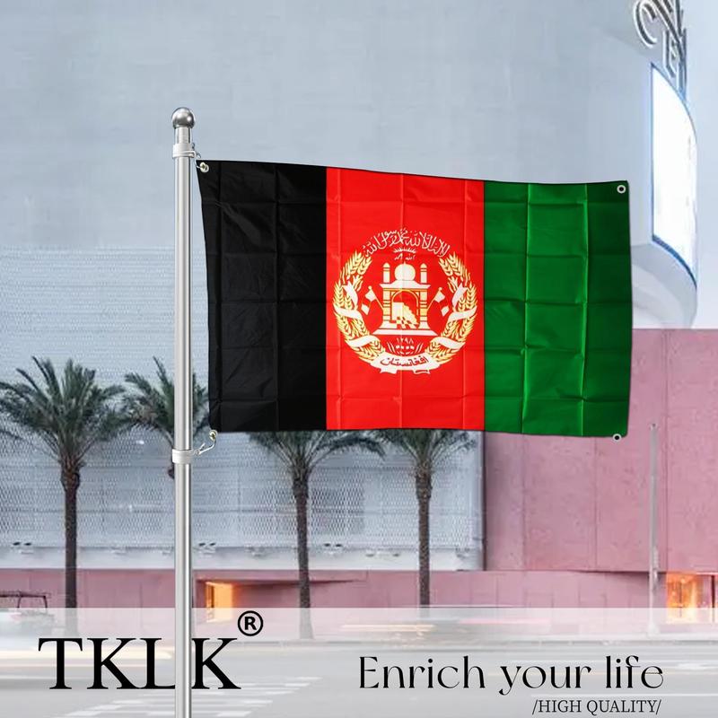 Afghanistan Flag, Hanging Afghanistan National Flag, Afghani Kabul National Flag, Festive & Party Supplies