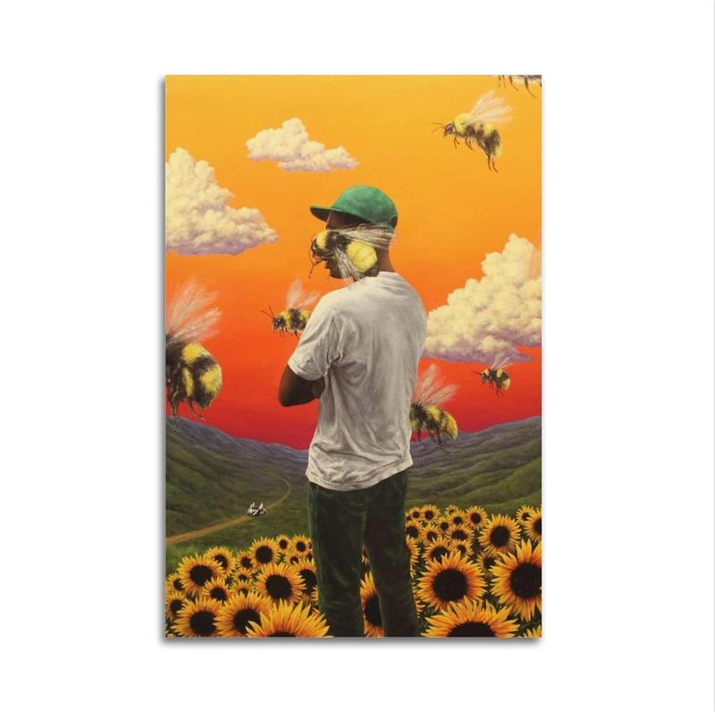 Tyler Poster The Creator Flower Boy Album Cover Posters Canvas Art Poster Bedroom Decor Posters