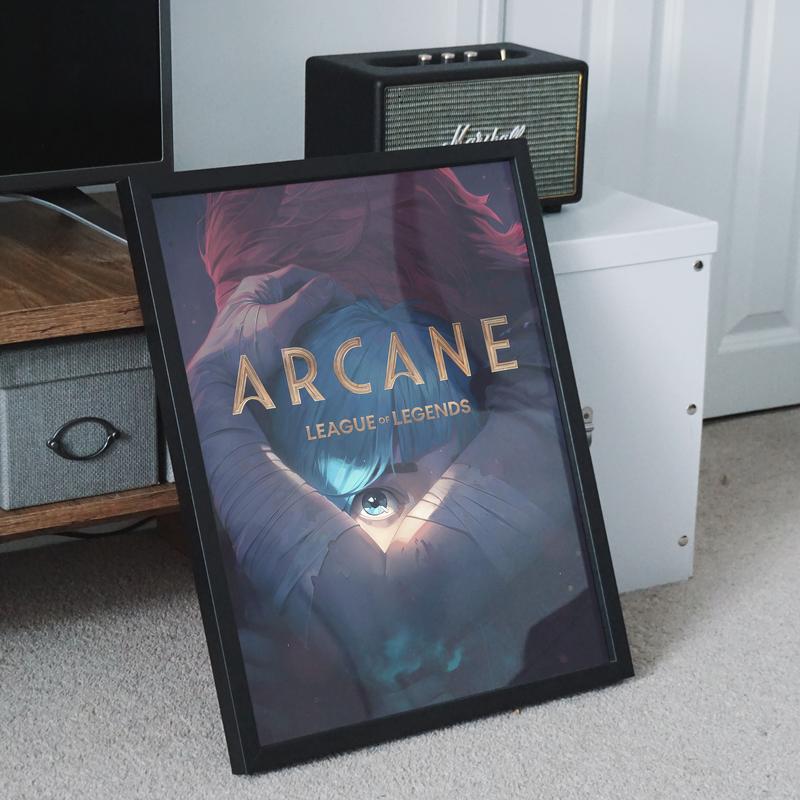 Arcane Season 2 League Of Legend Poster | Vi & Powder | Jinx Poster | Zaun | Piltover | Arcane Poster