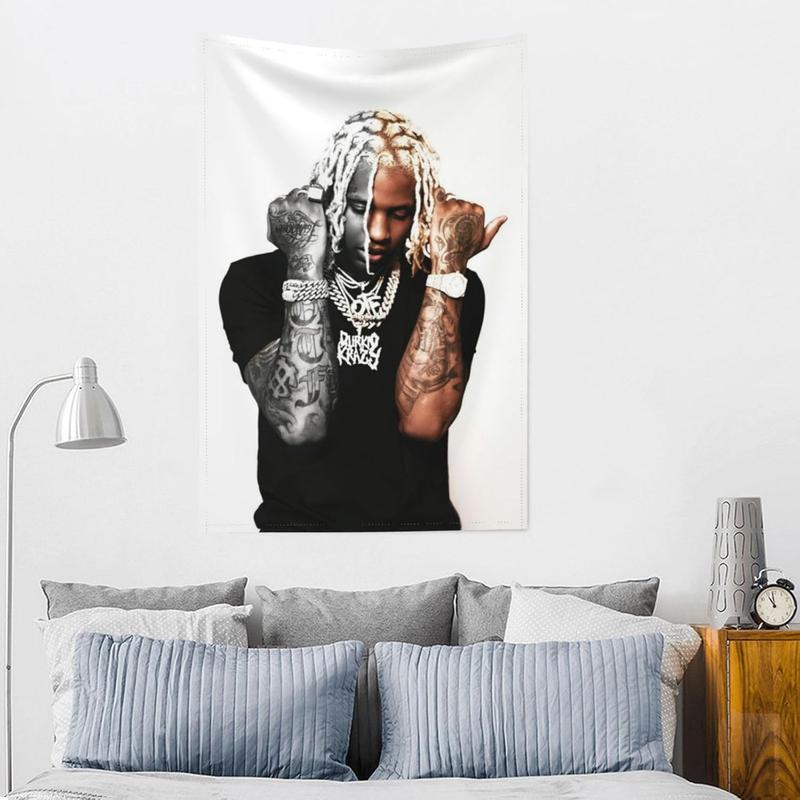 Wall Tapestry Lil Music Durks Polyester Art Decorative Wall Hanging for Homes, Dorms, and Apartments