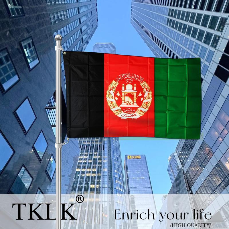 Afghanistan Flag, Hanging Afghanistan National Flag, Afghani Kabul National Flag, Festive & Party Supplies