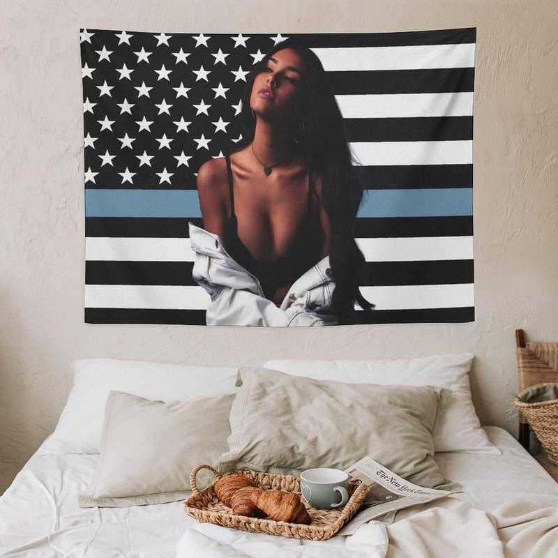 Madison Music Beer Flag Tapestry Wall Tapestry Poster Suitable for College Dormitory Cave Bedroom Living Room Party Decoration Merch