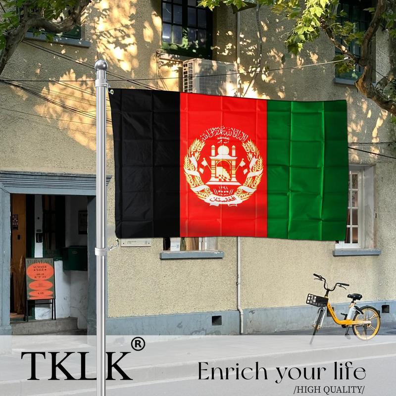 Afghanistan Flag, Hanging Afghanistan National Flag, Afghani Kabul National Flag, Festive & Party Supplies