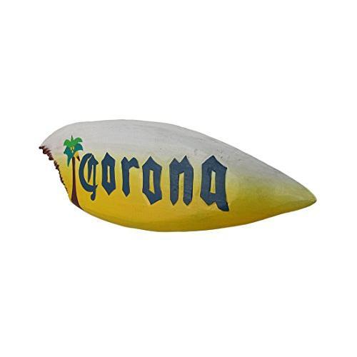 Corona Beer Surfboard Wooden Wall Hanging Tiki Bar