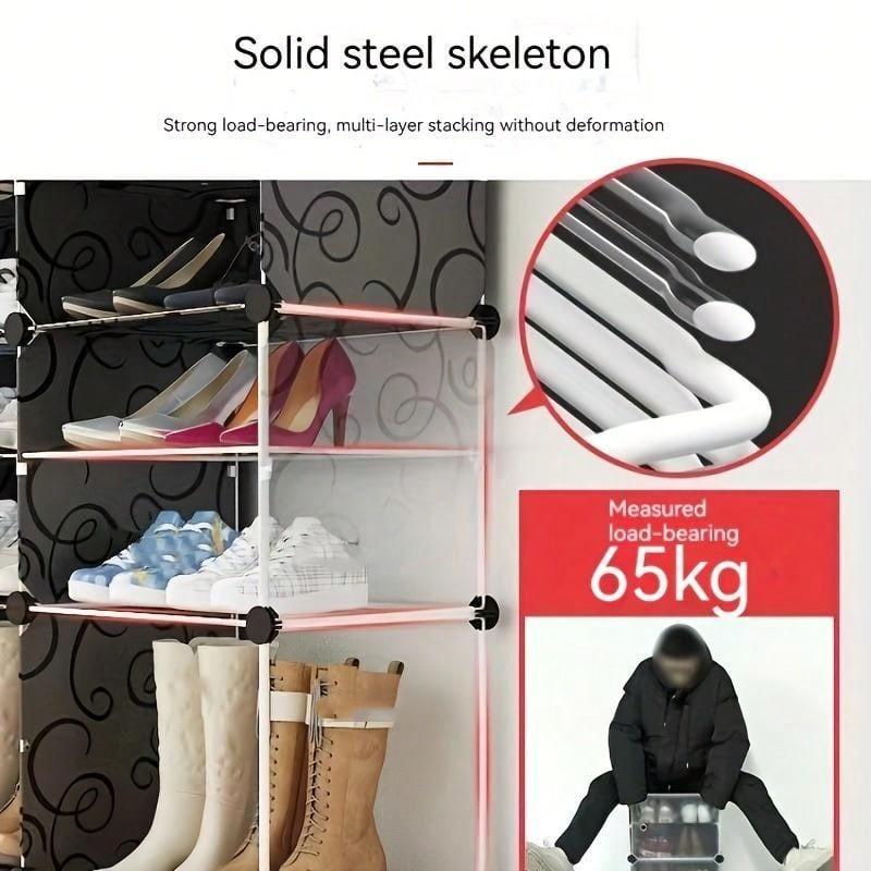 Shoe Rack, 1 Count Multi-layer Shoe Storage Rack, Shoe Organizer, Shoe Storage Organizer, Home Organizer for Entryway, Living Room, Bedroom